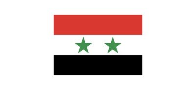 Image for Flag Country Syria Cricut SVG Design