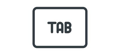 Image for Tab Button Keyboard Cricut SVG Design