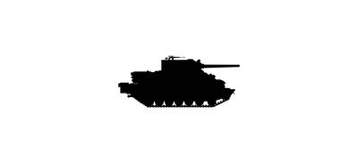 Image for Free Tank Military Weapon Cricut SVG Design