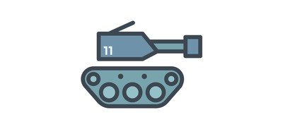 Image for Tank Vehicle Army Cricut SVG Design