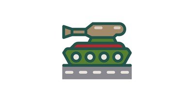 Image for Tank Military Military Weapon Cricut SVG Design