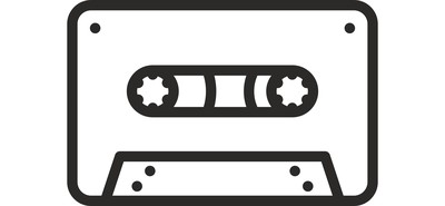 Image for Tape Cassete Music Cricut SVG Design