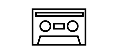 Image for Free Tape Music Cricut SVG Design