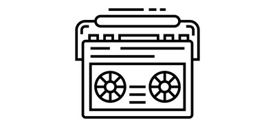 Image for Vintage Tape Musical Instrument Boombox Cricut SVG Design