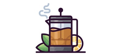 Image for Tea Press Lemon Cricut SVG Design