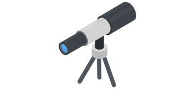 Image for Telescope Spyglass Vision Cricut SVG Design