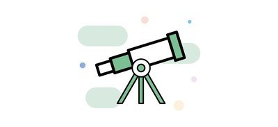 Image for Telescope Spyglass Astronomy Cricut SVG Design