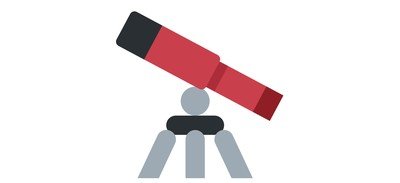 Image for Free Telescope Science Tool Cricut SVG Design