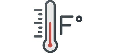 Image for Temperature Fahrenheit Weather Cricut SVG Design