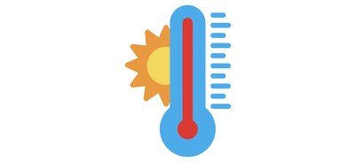 Image for Free Temperature Heat Summer Cricut SVG Design