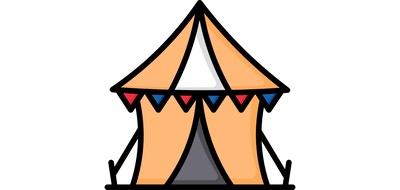 Image for Free Tent Hut Old House Cricut SVG Design