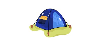 Image for Tent Landscape Travel Cricut SVG Design