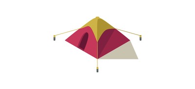 Image for Tent Camping Isometric Cricut SVG Design