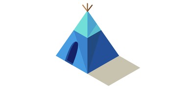 Image for Native Tent Camp Cricut SVG Design