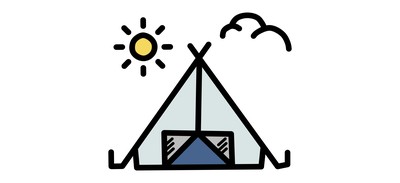 Image for Tent Outdoors Camping Cricut SVG Design