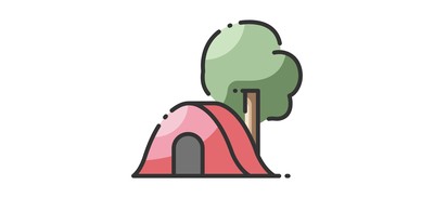 Image for Tent Tree Camping Cricut SVG Design