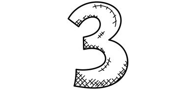 Image for Three Number Numeric Cricut SVG Design