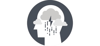 Image for Thunder Thinking Sadness Cricut SVG Design