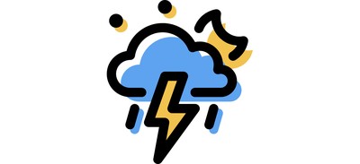 Image for Thunder Storm Night Cricut SVG Design