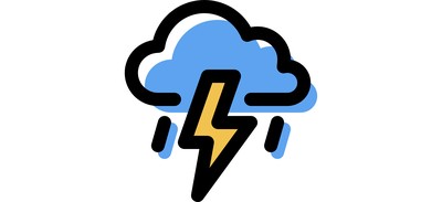 Image for Thunder Storm Weather Cricut SVG Design