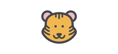 Image for Tiger Natural Cute Cricut SVG Design