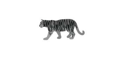 Image for Tiger Animal Wildlife Cricut SVG Design