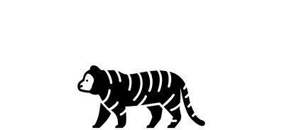 Image for Tiger Zoo Animal Cricut SVG Design