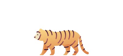 Image for Tiger Zoo Animal Cricut SVG Design