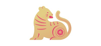 Image for Tiger Zodiac Sign Chinese Zodics Cricut SVG Design