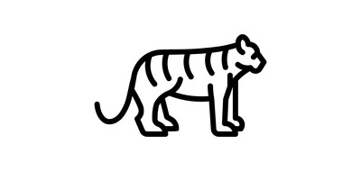 Image for Free Tiger National Animal Animal Cricut SVG Design