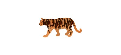 Image for Tiger Animal Wildlife Cricut SVG Design