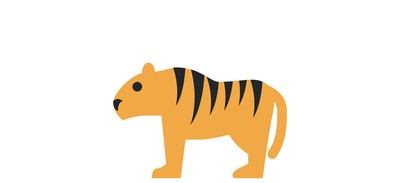 Image for Free Tiger Wild Animal Cricut SVG Design