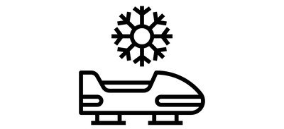 Image for Tobogganning Sled Sledge Cricut SVG Design