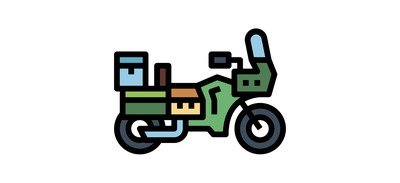 Image for Touring Bike  Cricut SVG Design