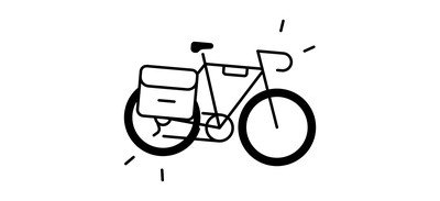 Image for Touring Bike Bike Touring Cricut SVG Design