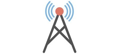 Image for Wifi Tower Signal Cricut SVG Design