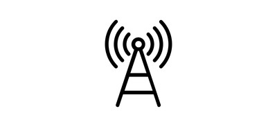 Image for Free Tower Wireless Signal Cricut SVG Design