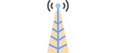 Image for Tower Communication Signal Cricut SVG Design