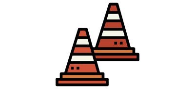 Image for Traffic Cone Construction Signaling Cricut SVG Design