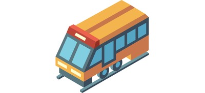 Image for Train Tram Railway Cricut SVG Design