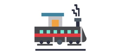 Image for Free Train Locomotive Subway Cricut SVG Design