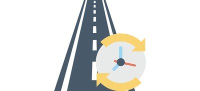 Image for Road Clock Highway Cricut SVG Design