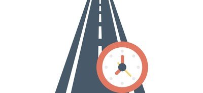 Image for Road Clock Highway Cricut SVG Design