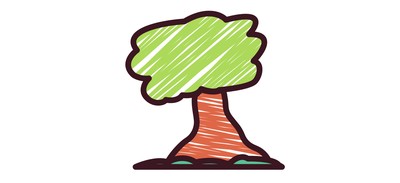 Image for Tree Green Hand Cricut SVG Design