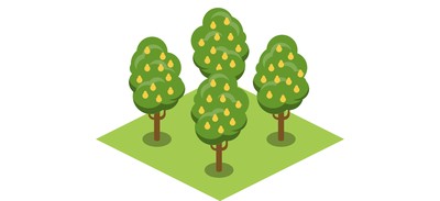 Image for Free Tree Pear Cricut SVG Design