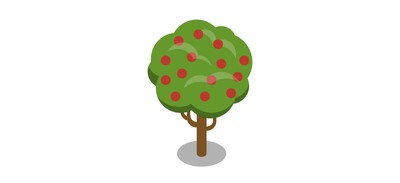 Image for Free Tree Apple Cricut SVG Design