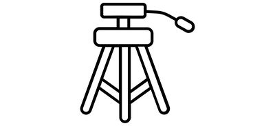 Image for Tripod Camera Camera Photography Equipment Cricut SVG Design