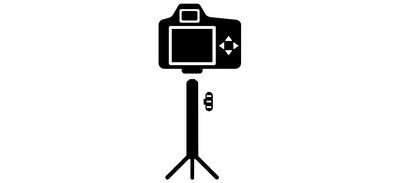 Image for Tripod Shooting Photography Device Cricut SVG Design