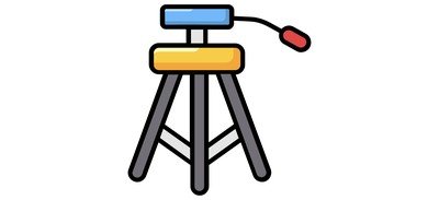 Image for Tripod Camera Photography Equipment Cricut SVG Design