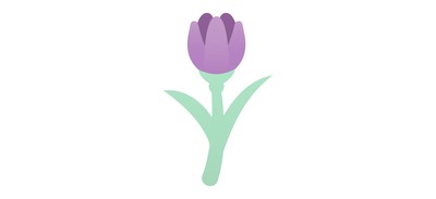 Image for Free Tulip Flower Botanical Cricut SVG Design